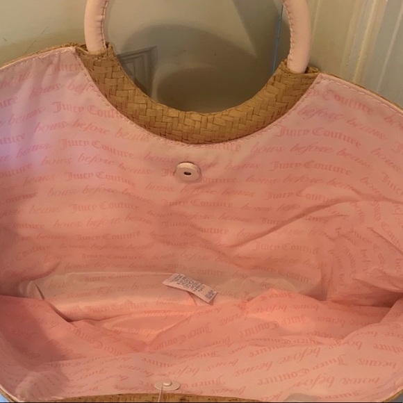 NWOT Juicy Couture beach bag with bow 🎀 - Picture 4 of 4